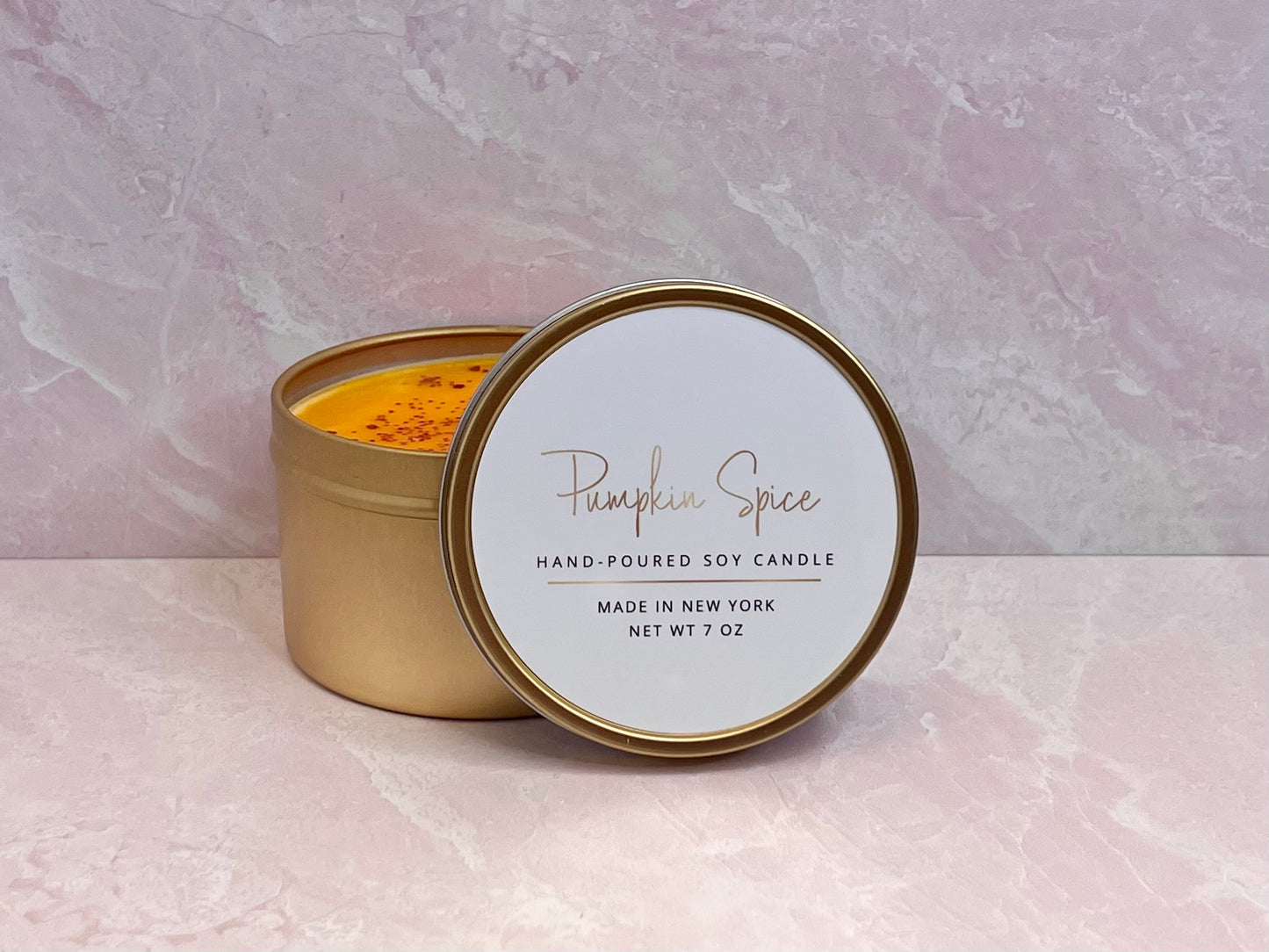 Pumpkin Spice Tin Candle