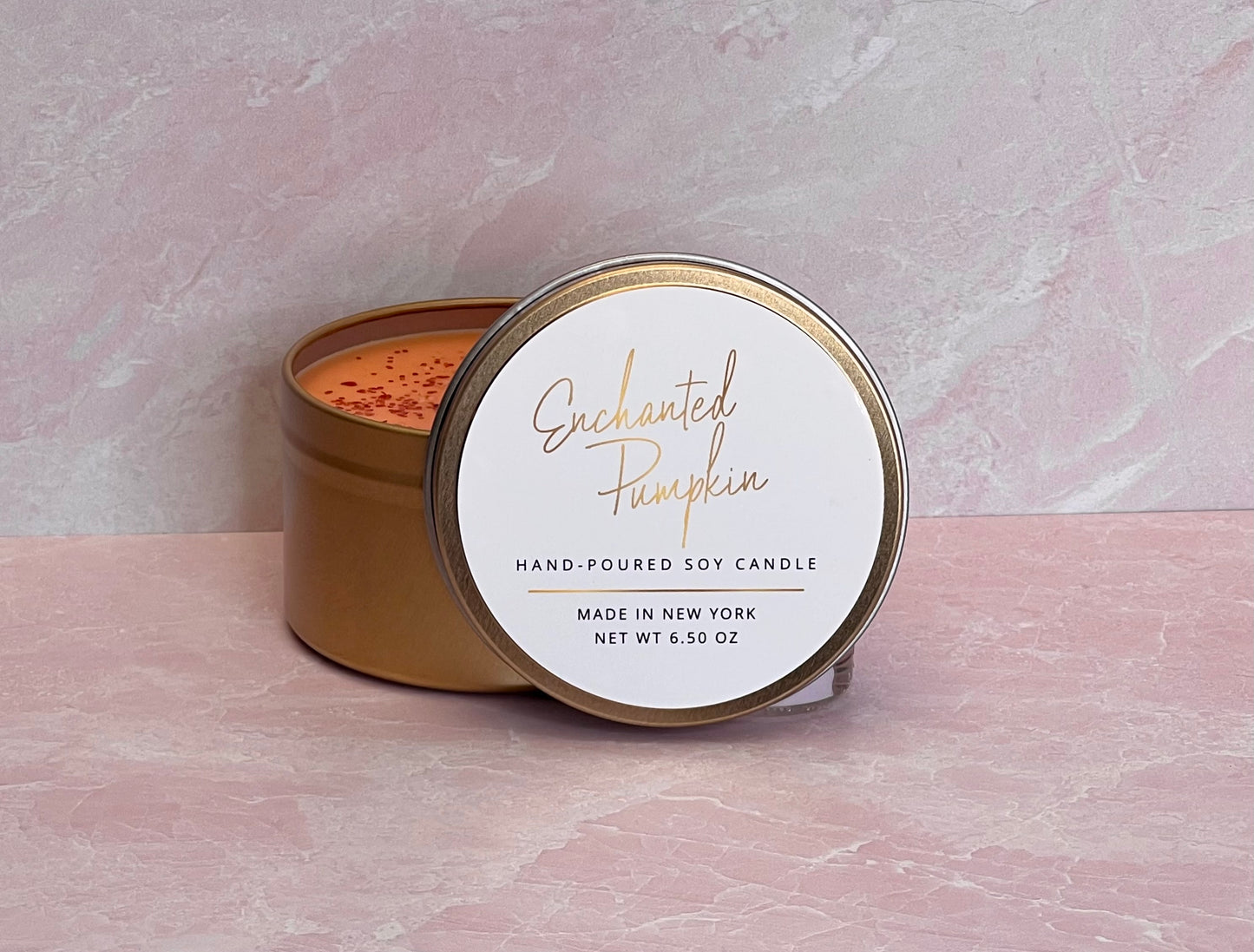 Enchanted Pumpkin Tin Candle