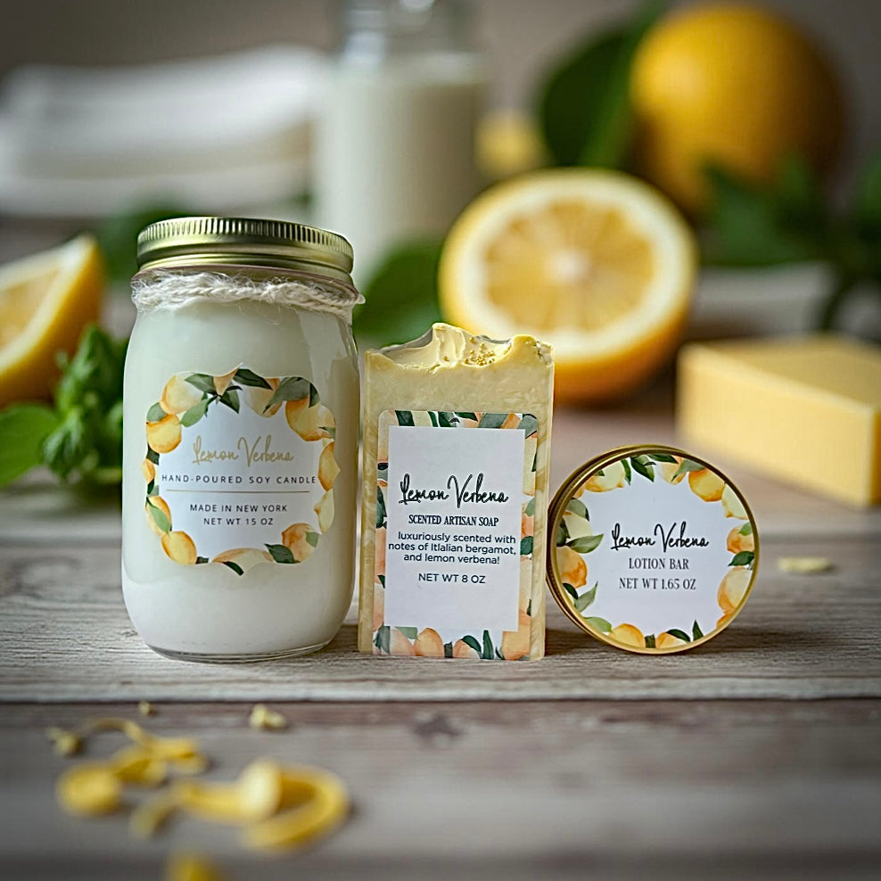 Lemon Verbena Bath Set