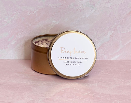 Berry-Liscious Tin Candle
