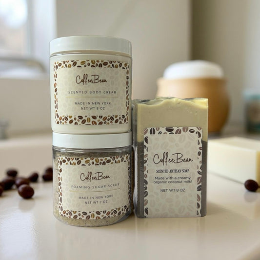 Coffee Bean Bath Set
