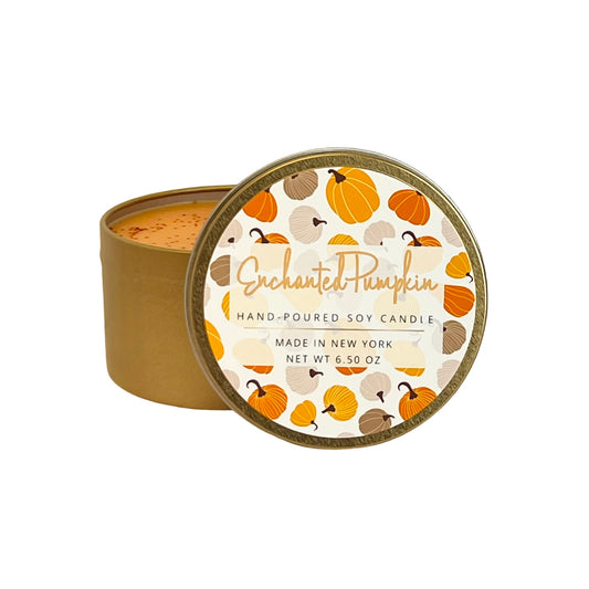 Enchanted Pumpkin Tin Candle