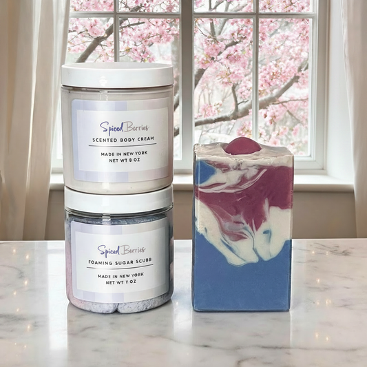 Spiced Berries Bath Set