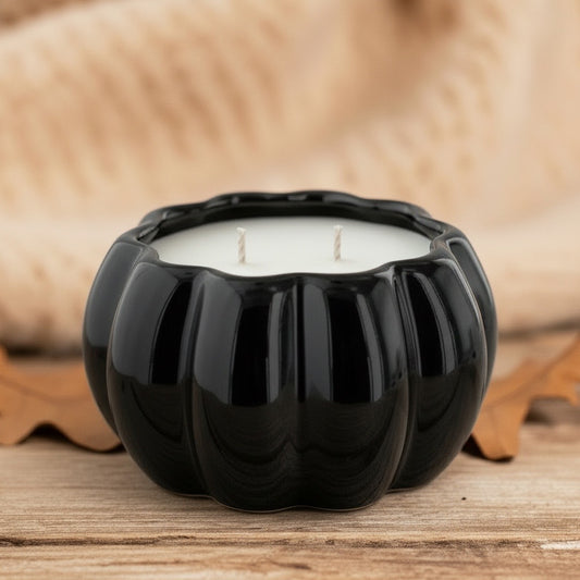 Whimsical Pumpkin Candle